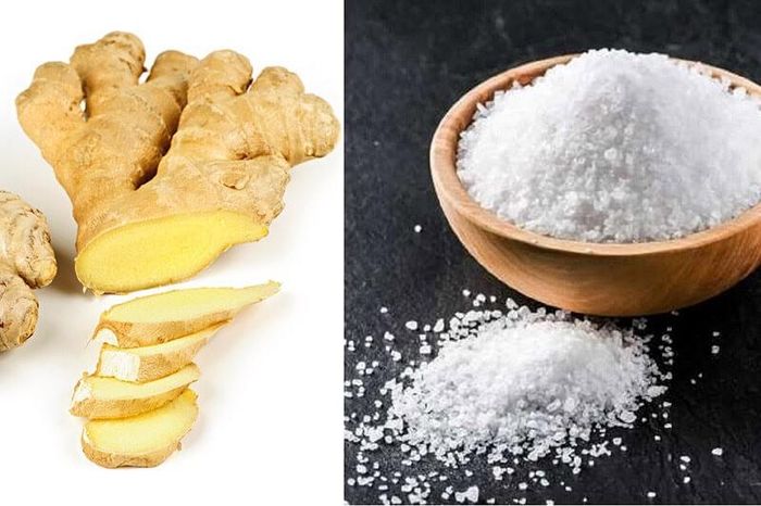 Gừng, hành lá và muối là những gia vị quen thuộc trong nấu ăn.
