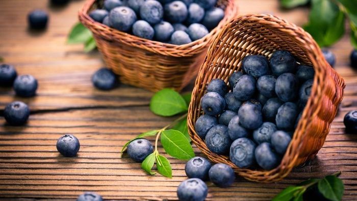 Việt quất là một trong những loại quả giúp tăng sinh collagen. Ảnh minh họa