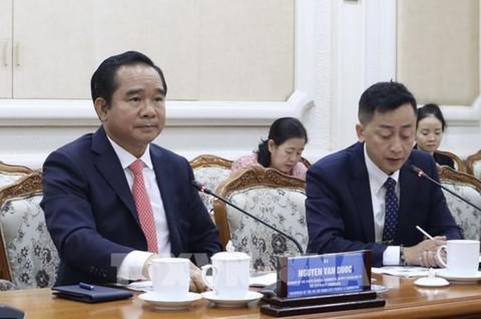 Chủ tịch UBND TPHCM Nguyễn Văn Được phát biểu
