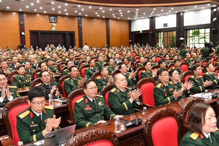 Đại hội có sự tham dự của 456 đại biểu ưu tú, đại diện cho ý chí, trí tuệ, trách nhiệm và niềm tin của hơn 3 triệu hội viên cựu chiến binh trong cả nước. (Ảnh: Lâm Hiển)