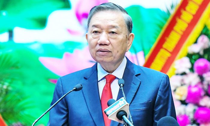 Tổng Bí thư, Chủ tịch nước Tô Lâm phát biểu chỉ đạo Đại hội. (Ảnh: Lâm Hiển)