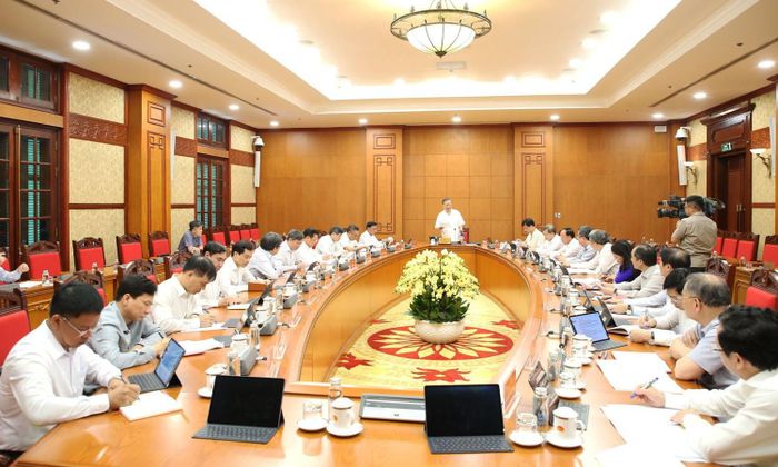 Quang cảnh cuộc làm việc. (Ảnh: dangcongsan.vn)