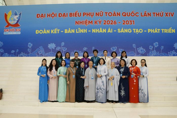 Các đại biểu đoàn Phụ nữ Hà Nội tham dự Đại hội. Ảnh: Hoàng Lan