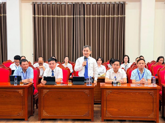 Các đại biểu đóng góp ý kiến tại buổi lế. Ảnh: Thanh Hà