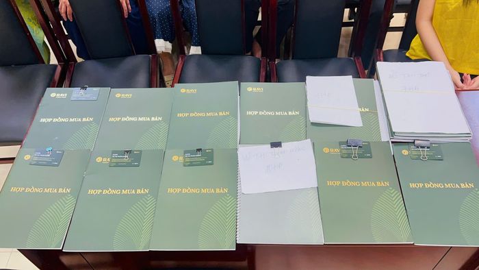 Hợp đồng kỳ nghỉ liên quan đến vụ việc. Ảnh: ĐT