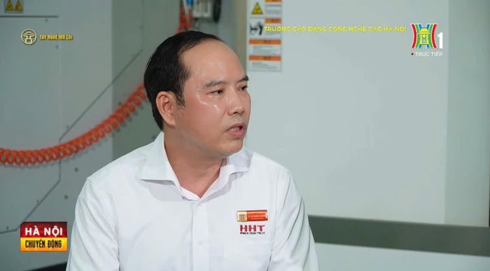TS Lê Danh Quang, Phó Hiệu trưởng Trường Cao đẳng Công nghệ cao Hà Nội. Ảnh: PV