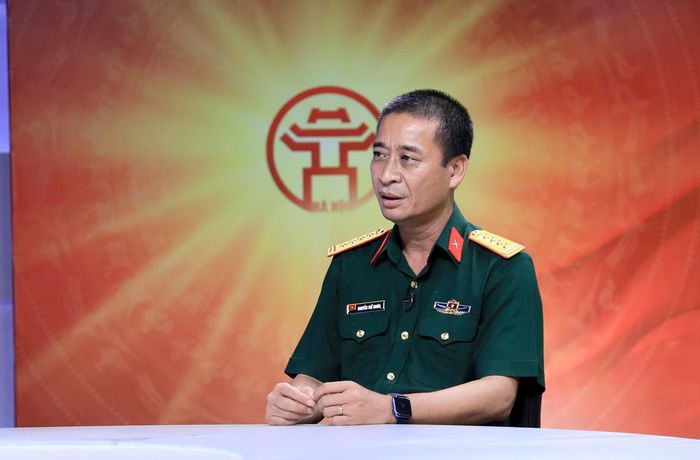 Ông Nguyễn Thế Nghĩa, Tổng Giám đốc Công ty TNHH Một thành viên Tổng Công ty Sản xuất thiết bị Viettel trao đổi tại chương trình. Ảnh: Quang Thái