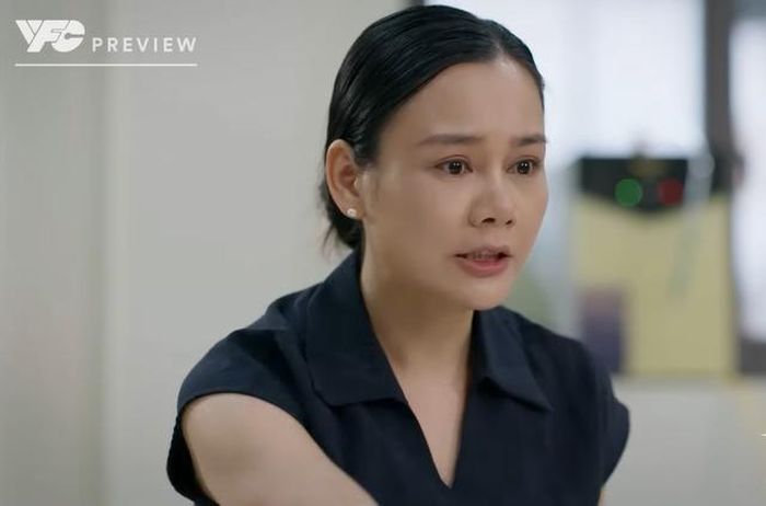 Mẹ của Khuê phản ánh tình trạng Thái hay có hành vi bắt nạt con mình. Ảnh VTV