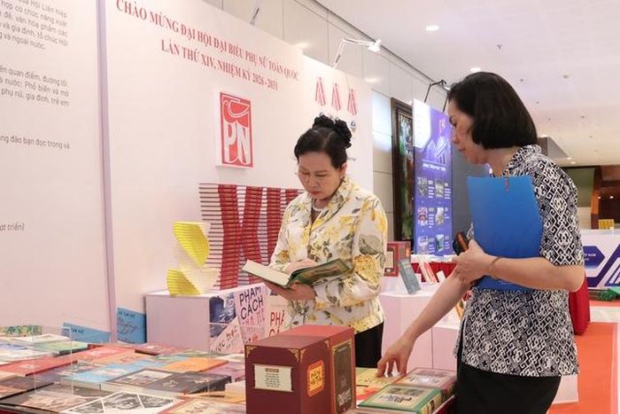 Một góc không gian trưng bày tại Đại hội.