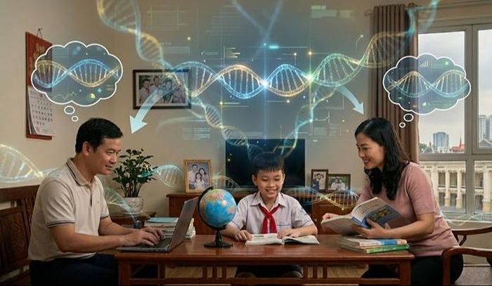 Các biến thể di truyền của cha mẹ (không di truyền sang con) có ảnh hưởng đến kết quả của con thông qua việc định hình môi trường sống. Ảnh minh họa.