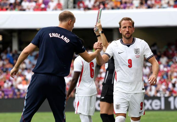  Harry Kane rất tin tưởng vào HLV Thomas Tuchel. ẢNH: MIRROR/GETTY 