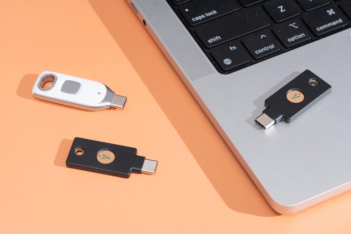  Passkey hỗ trợ nhiều phương thức lưu trữ, kể cả khóa vật lý. Ảnh: New York Times. 