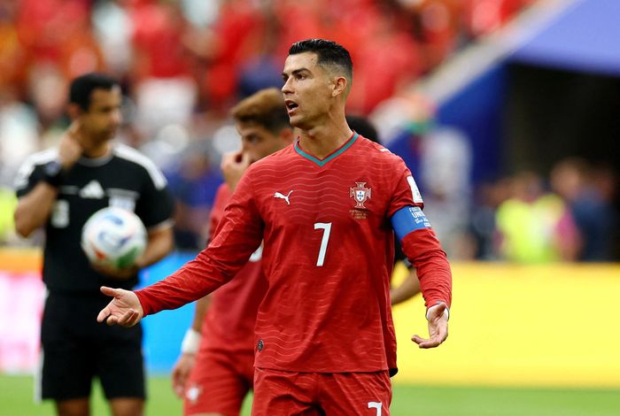  Ronaldo trong trận hòa 1-1 với Congo tại bảng K World Cup 2026. Ảnh: Phil Noble. 