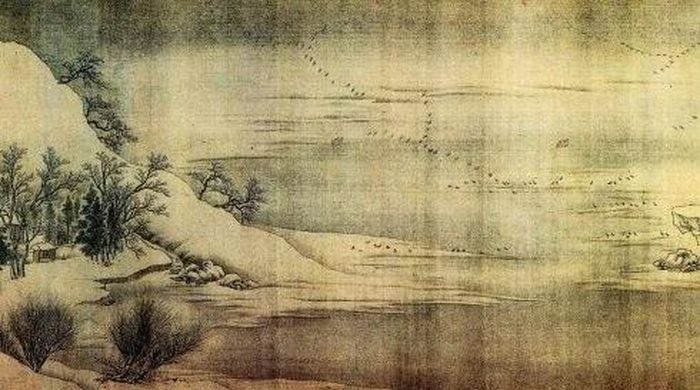  Giang Can tuyết ý – Vương Duy, thời Đường. Ảnh: old888 