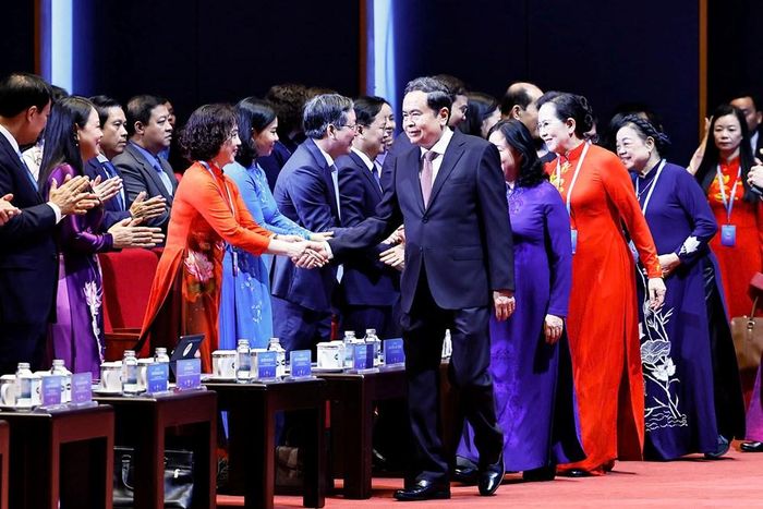 Ủy viên Bộ Chính trị, Chủ tịch Quốc hội Trần Thanh Mẫn dự Đại hội