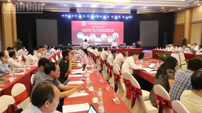 Hội thảo góp ý hồ sơ điều chỉnh quy hoạch tỉnh Đắk Lắk thời kỳ 2021-2030, tầm nhìn đến năm 2050.