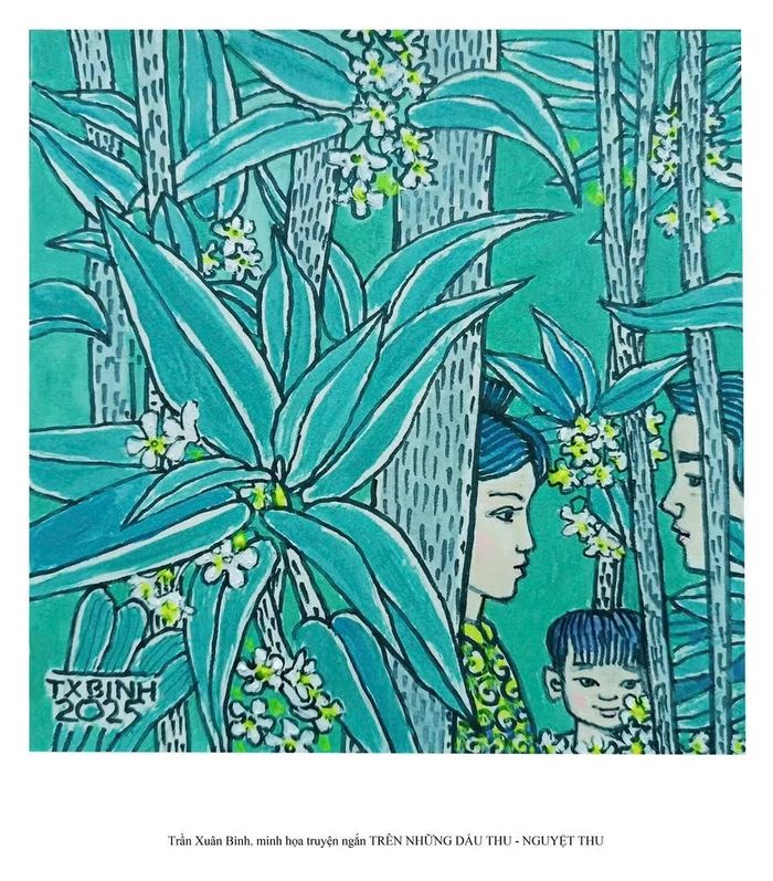 Tranh của họa sĩ Trần Xuân Bình.