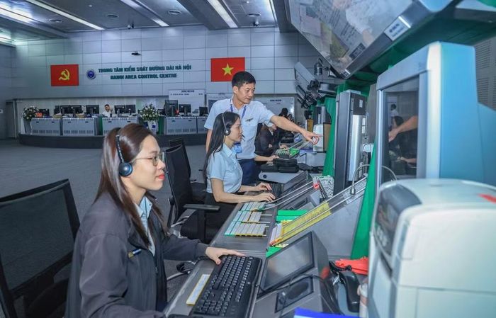 Trung tâm Kiểm soát bay đường dài Hà Nội.