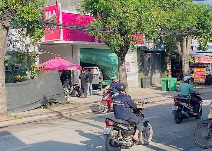 Hiện trường tai nạn.