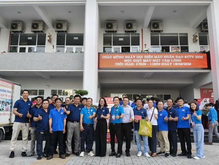 Người lao động SCTV hào hứng tham gia hiến máu