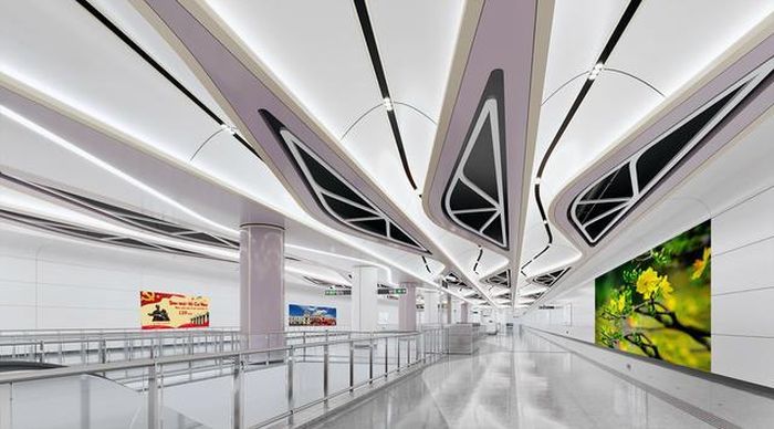Phối cảnh ga Tao Đàn, thuộc tuyến metro số 2 (Bến Thành - Tham Lương)