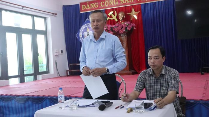 Phó Chủ tịch HĐND thành phố Đoàn Ngọc Hùng Anh phát biểu tại buổi làm việc.