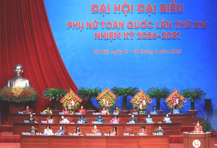 Phiên khai mạc Đại hội đại biểu Phụ nữ toàn quốc lần thứ XIV, nhiệm kỳ 2026-2031, sáng 18-6