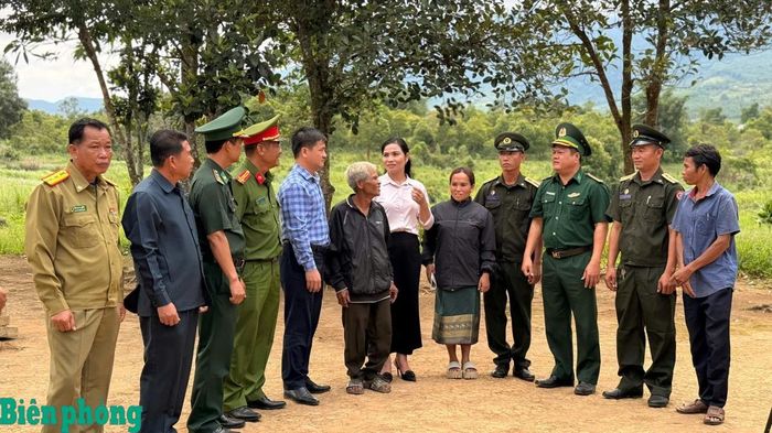 Chương trình được triển khai đồng thời tại hai bên biên giới Việt Nam - Lào, thể hiện tinh thần đoàn kết, gắn bó và trách nhiệm của Bộ đội Biên phòng trong chăm lo đời sống nhân dân khu vực biên giới. Ảnh: Phan Vĩnh