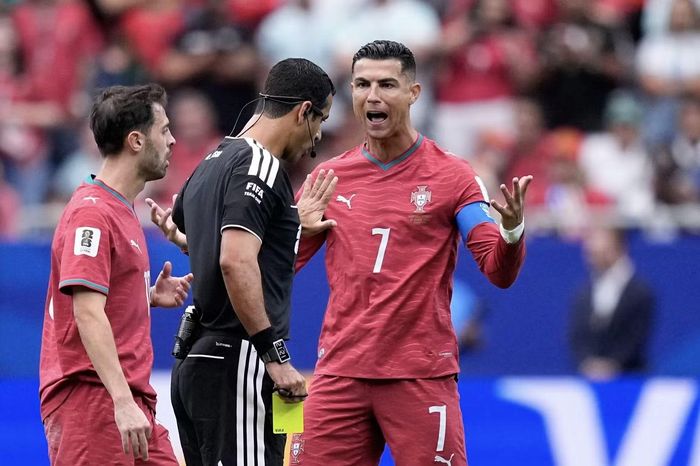 Ronaldo không có màn trình diễn tốt ở trận đấu với Congo