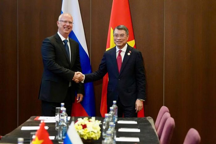 Thủ tướng Lê Minh Hưng tiếp Tổng Giám đốc Quỹ Đầu tư trực tiếp Nga Kirill Dmitriev. Ảnh: VGP