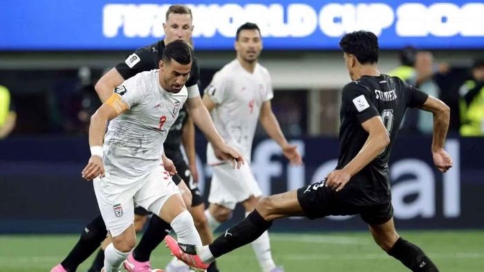 Tại lượt trận thứ nhất bảng G World Cup 2026, Iran và New Zealand đã cống hiến màn rượt đuổi kịch tính và hòa 2-2. Ảnh: Getty.