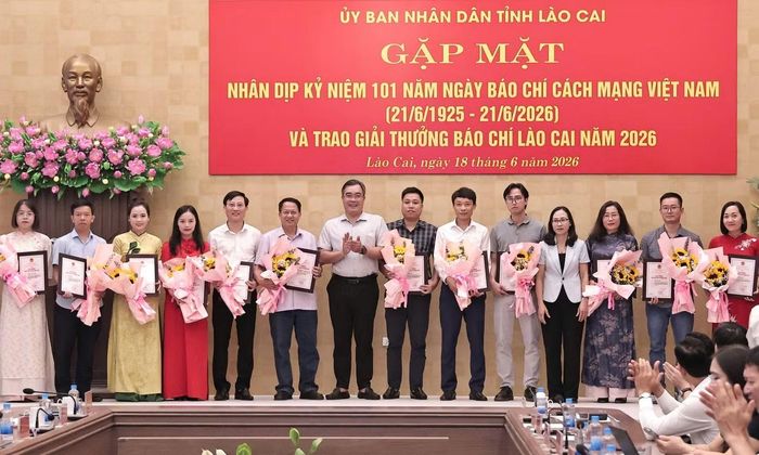 Báo Tiền Phong đạt giải C Giải báo chí tỉnh Lào Cai năm 2026.
