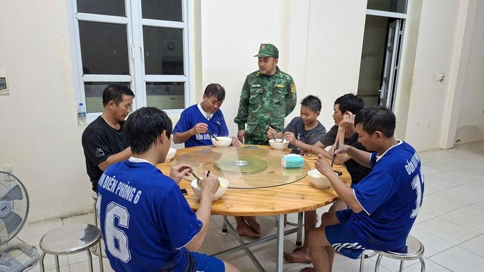 Hiện tại các thuyền viên sức khỏe, tinh thần ổn định sau khi được cứu nạn.