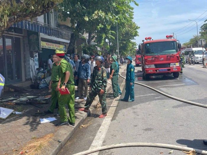 Lực lượng chức năng có mặt kịp thời sau khi nhận được tin báo.