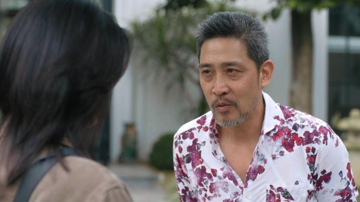 Tạo hình nhân vật Lão Công của Hồ Phong trong phim "Lửa trắng" sắp lên sóng VTV. 