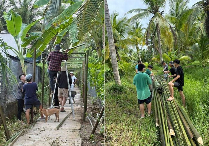 23 thành viên là người thân, bạn bè đã giúp Phương trang trí đám cưới 