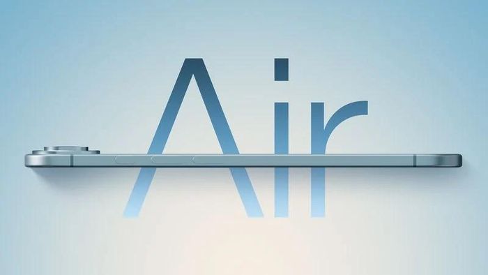 iPhone Air sở hữu thiết kế siêu mỏng nhưng phải đánh đổi cấu hình. Ảnh: Macrumors