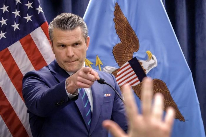 Bộ trưởng Quốc phòng Mỹ Pete Hegseth. Ảnh: EPA