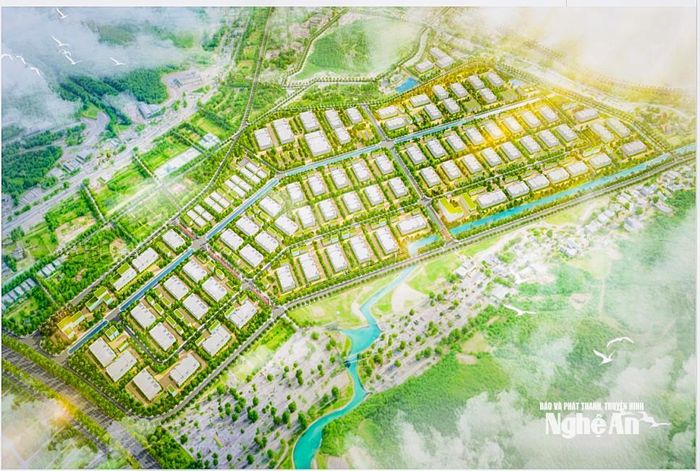 Phối cảnh tổng thể Khu B - Khu công nghiệp Thọ Lộc. Ảnh: Ban Quản lý KKT Đông Nam