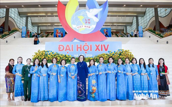 Các đại biểu đoàn Nghệ An tham dự đại hội. Ảnh: PV