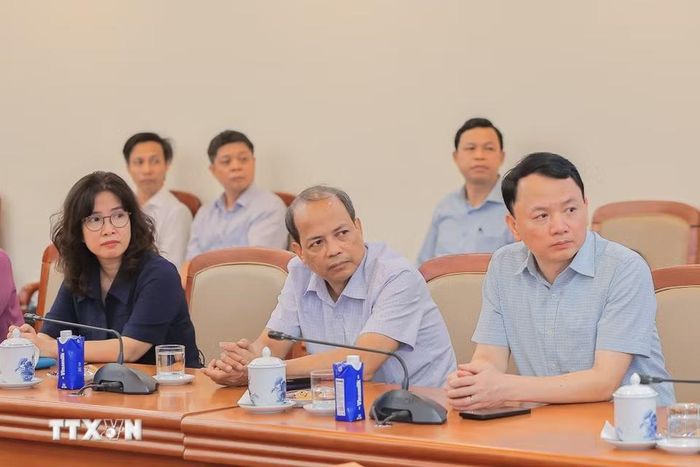 Các đại biểu tham dự buổi lễ. (Ảnh: Lê Đông/TTXVN)