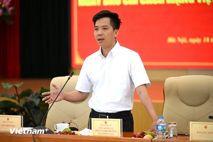 Ông Hà Quang Hưng, Phó Cục trưởng Cục Quản lý nhà và thị trường bất động sản (Bộ Xây dựng). (Ảnh: Việt Hùng/Vietnam+)