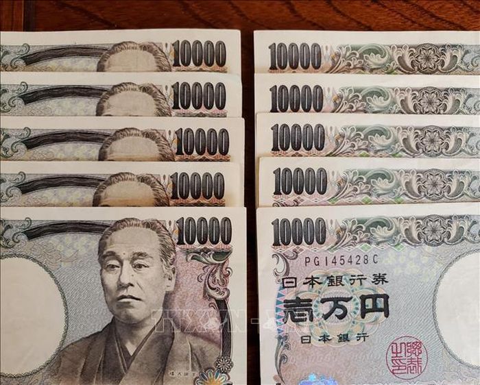 Đồng yen của Nhật Bản. Ảnh: Kyodo/TTXVN
