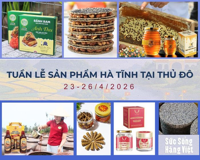 “Sức sống hàng Việt” số 5: Tuần lễ sản phẩm Hà Tĩnh tại Thủ đô. Ảnh: Bộ Công Thương