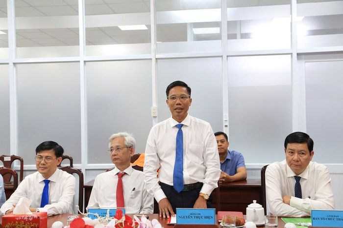 Ông Nguyễn Thực Hiện, Phó Trưởng Ban Nội chính Thành ủy Cần Thơ phát biểu nhận nhiệm vụ. Ảnh: Thanh Liêm-TTXVN