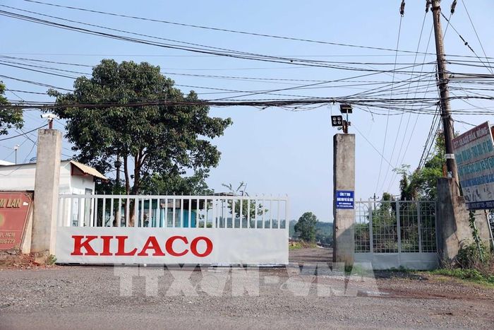 Mỏ đá Kilaco tại xã Nhân Cơ (Lâm Đồng) tạm ngưng bán đá từ tháng 4/2026. Ảnh: Hưng Thịnh – TTXVN