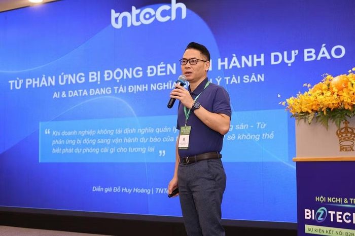 Ông Đỗ Huy Hoàng, Giám đốc Trung tâm Giải pháp quản lý và vận hành Bất động sản của TNTech