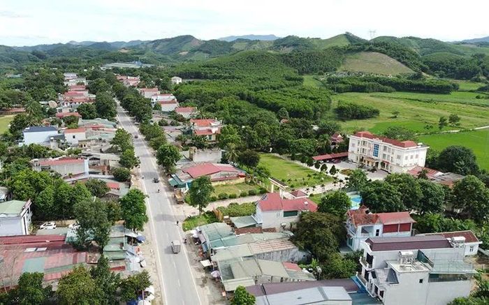 Một góc xã Luận Thành. Ảnh: P.V