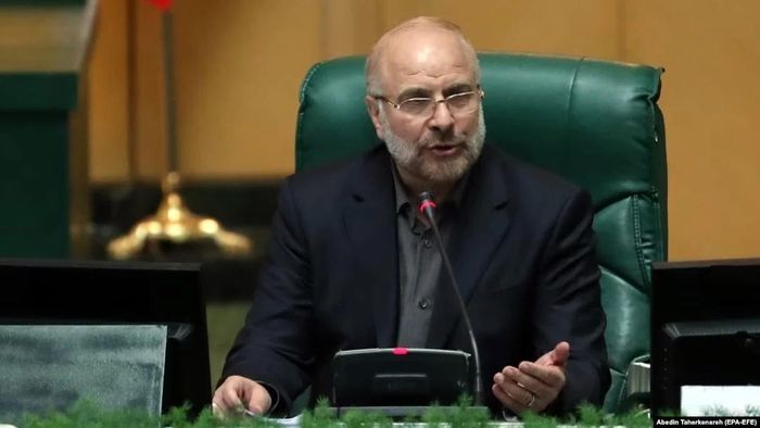 Chủ tịch Quốc hội Iran Mohammad Baqer Qalibaf. Ảnh: CCTV
