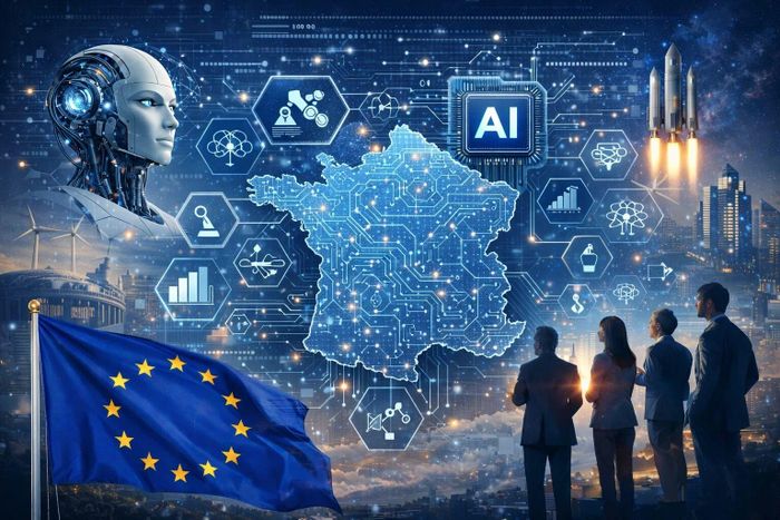 Chính phủ Pháp dự kiến đầu tư khoảng 760 triệu USD cho lĩnh vực AI. Ảnh: Digital Success.
